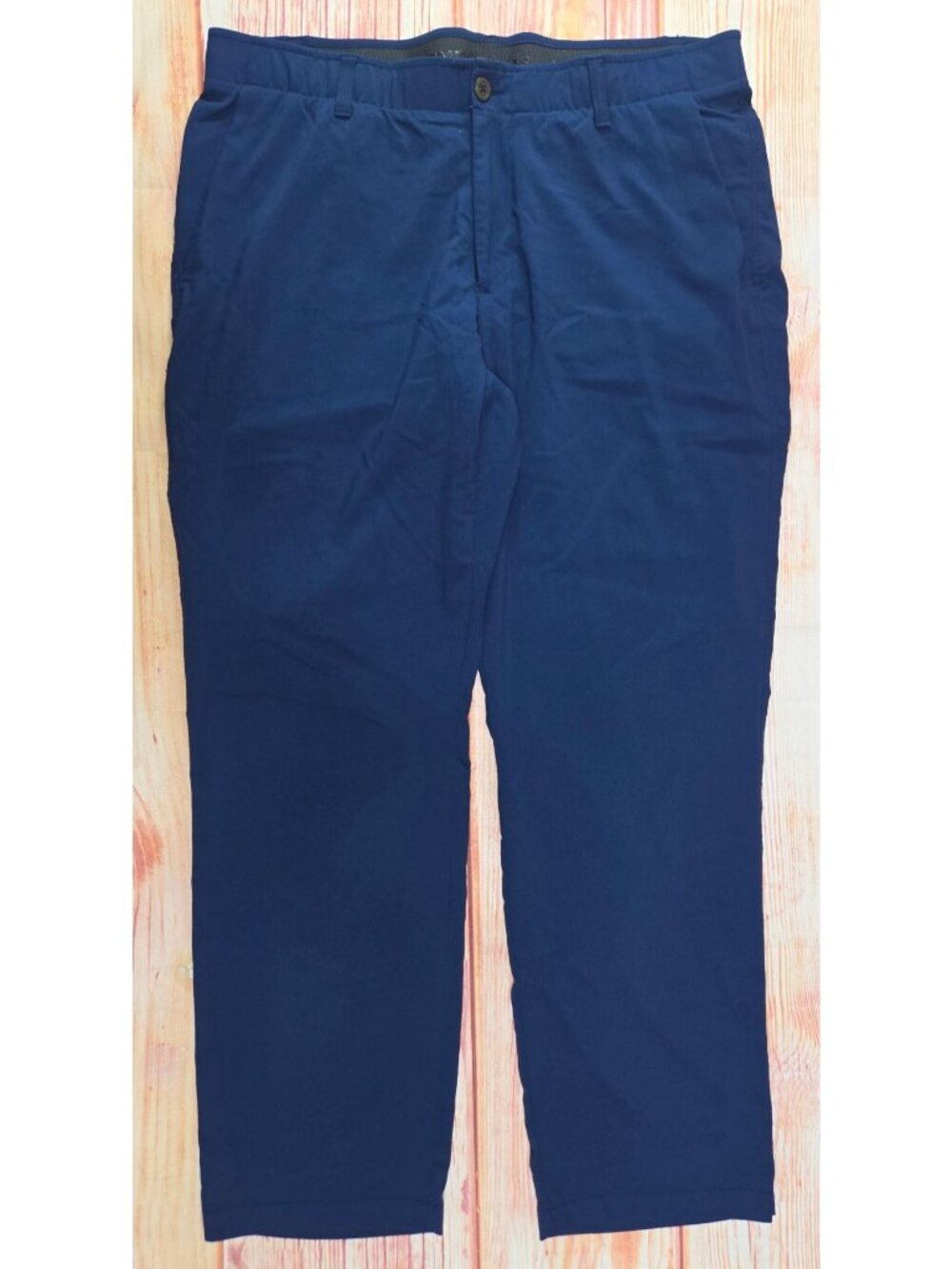 Under Armour Mens Navy Blue Golf Pants 38x32 Stretch Lightweight Performance
